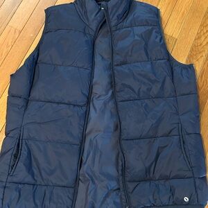 Xersion Navy Blue Quilted Puffer Vest